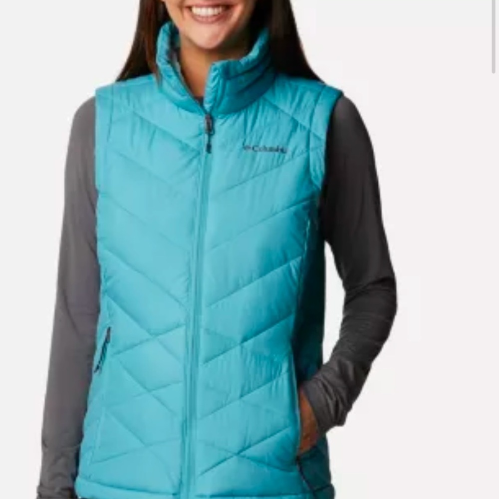 Columbia Women's Turquoise Puffer Vest